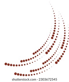 Símbolo de icono de elemento de semitono abstracto