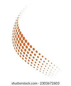 Símbolo de icono de elemento de semitono abstracto