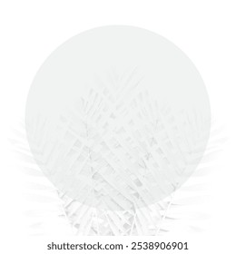 Fondo floral de semitono abstracto. Ilustración vectorial
