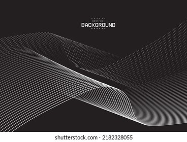 fondo del tema de la tecnología de onda de onda de onda media-tonalidad abstracta de la onda de onda de sonido soud para publicidad cartel de la presentación del producto paquete de diseño de los eps vectoriales.