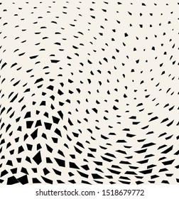 Abstract halftone geometric background pattern print.