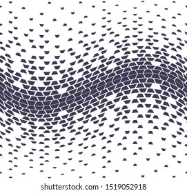 Abstract halftone geometric background pattern print.