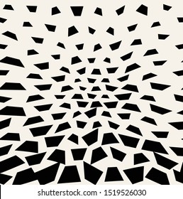 
Abstract halftone geometric background pattern print.