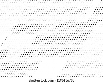 Abstract halftone geometric background. square inclined