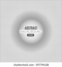 Abstract halftone geometric background. Vector illustration backdrop