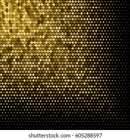 Abstract halftone geometric background. Vector illustration backdrop