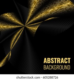 Abstract halftone geometric background. Vector illustration backdrop