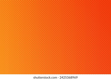 Abstract halftone geometric background,pop art background orange , Pop art style card	