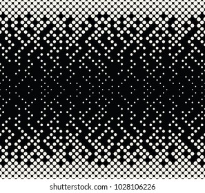 abstract halftone geometric vector patter