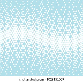 abstract halftone geometric vector patter