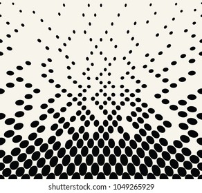 abstract halftone geometric vector patter
