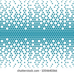 abstract halftone geometric vector patter