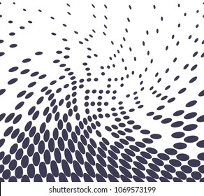 abstract halftone geometric vector patter