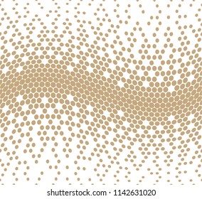 abstract halftone geometric vector patter