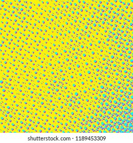 Abstract halftone glitched pop art background. EPS10 vector.
