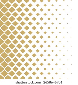 Abstrato meio-tom ouro espremer geométrico padrão horizontal, textura de borda de fundo mínima.