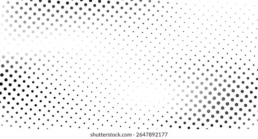 Fondo de malla de arte degradado de semitono Abstractas. Textura de ruido de grano desvanecido. Concepto de Fondo de pantalla de arena blanca y negra. 