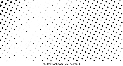 Abstract halftone gradient background. Faded grit noise texture. White and black sand wallpaper. Retro pixelated backdrop modern simple abstract