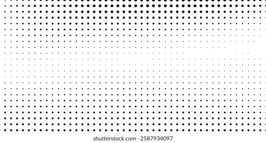 Abstract halftone gradient background. Faded grit noise texture. White and black sand wallpaper. Retro pixelated backdrop modern