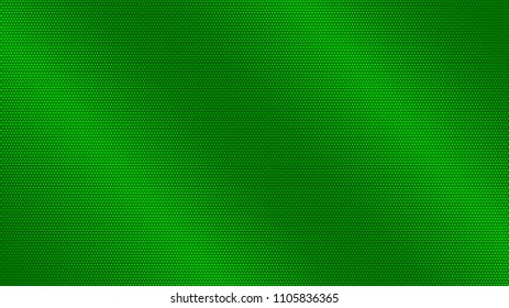 Abstract halftone gradient background in green colors