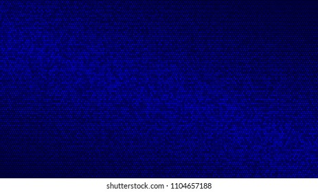 Abstract halftone gradient background in randomly shades of blue colors