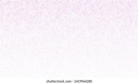 Abstract halftone gradient background of small ones and zeros, purple on white