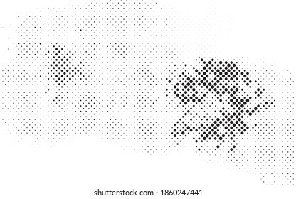 abstract halftone gradient bubbles banner with spots spheres 