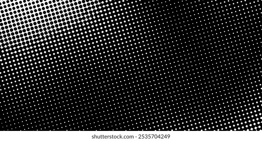 Gradiente de semitono Abstractas. Gradiente punteado, pulverización de puntos lisos y semitonos puntean el arte moderno simple