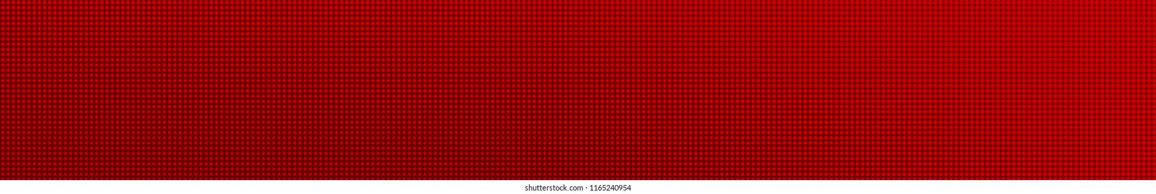 Abstract halftone gradient horizontal banner in red colors