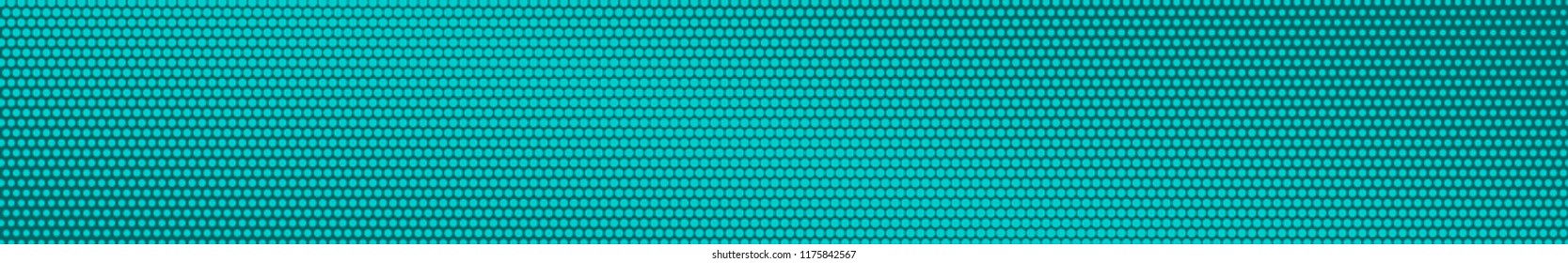 Abstract halftone gradient horizontal banner in light blue colors