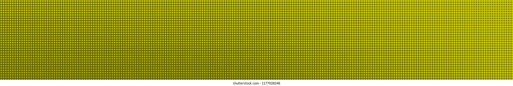 Abstract halftone gradient horizontal banner in yellow colors