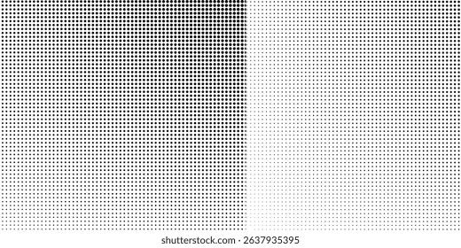 Abstract halftone gradient texture. Vanishing polka dot background. Repeating dots gradation pattern simple abstract art modern