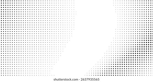 Abstract halftone gradient texture. Vanishing polka dot background. Repeating dots gradation pattern background simple art modern abstract