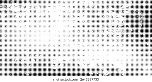 Abstract halftone gradient texture. Vanishing polka dot art simple design