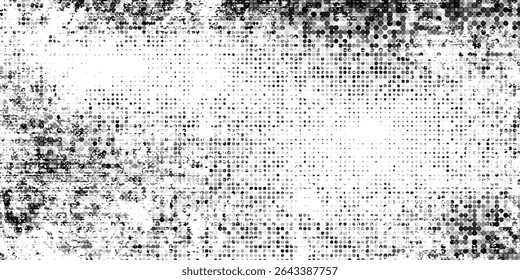 Abstract halftone gradient texture. Vanishing polka dot modern art simple design