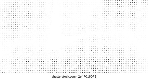 Abstract halftone gradient texture. Vanishing polka dot background. Repeating dots gradation pattern simple modern