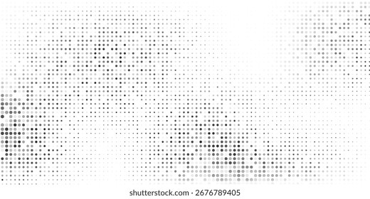 Textura do gradiente de meio-tom abstrato. Desaparecimento polka ponto ilustração malha simples abstrato arte moderna