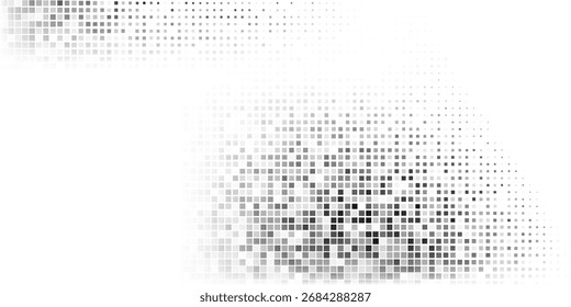Abstract halftone gradient texture. Vanishing polka dot background. Repeating dots gradation design abstract simple art