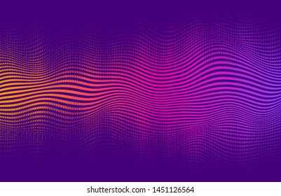 Abstract halftone gradient . Vector vibrant background, with blending colors and textures.