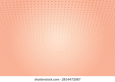 Abstract halftone gradient with warm peach and soft light diffusion