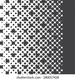 Abstract halftone gray illustration 