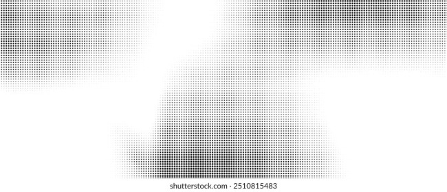 Fondo Abstractas de Grunge de medio tono Vector de decoración de puntos blancos