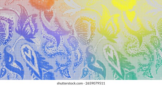 Abstractas Imagen de fondo de textura grunge semitono.