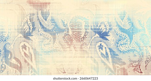 Abstraktes Halbton-Grunge-Textur-Hintergrundbild.
