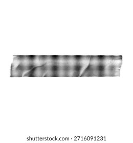 Abstractas tira Horizontal de semitono con textura de gradiente de puntos. Fondo de Anuncio blanco y negro mínimo para diseño moderno, impresión, marca, póster y diseño editorial.
