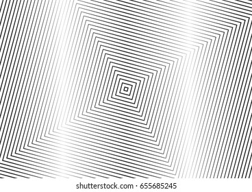 Abstract halftone line background. Monochrome pattern with varying line thickness square.  Vector modern pop art texture for poster, sites, business cards, cover, postcard, design, labels, stickers.