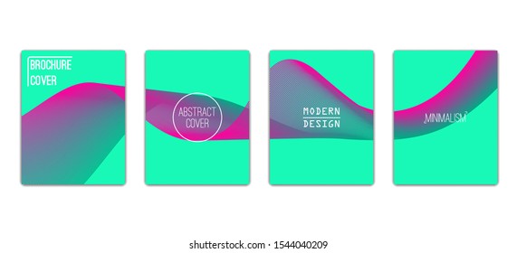 Abstract halftone linear geometric covers . Modern minimalistic template gradient design for web.  Future poster flyer halftone gradients patterns. Vector illustration EPS10