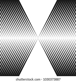 Abstract halftone lines background. Creative geometric pattern. Vector modern design background.