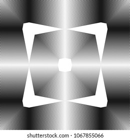 Abstract halftone lines background. Creative geometric pattern. Vector modern design black and white texture.