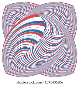 Abstract halftone lines background, creative geometric dynamic pattern, vector texture.